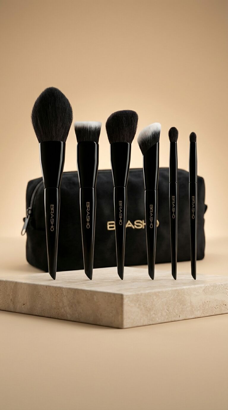 Базовий набір пензликів BRASHO BLACK SIX BASIC 1.0 - BRASHO